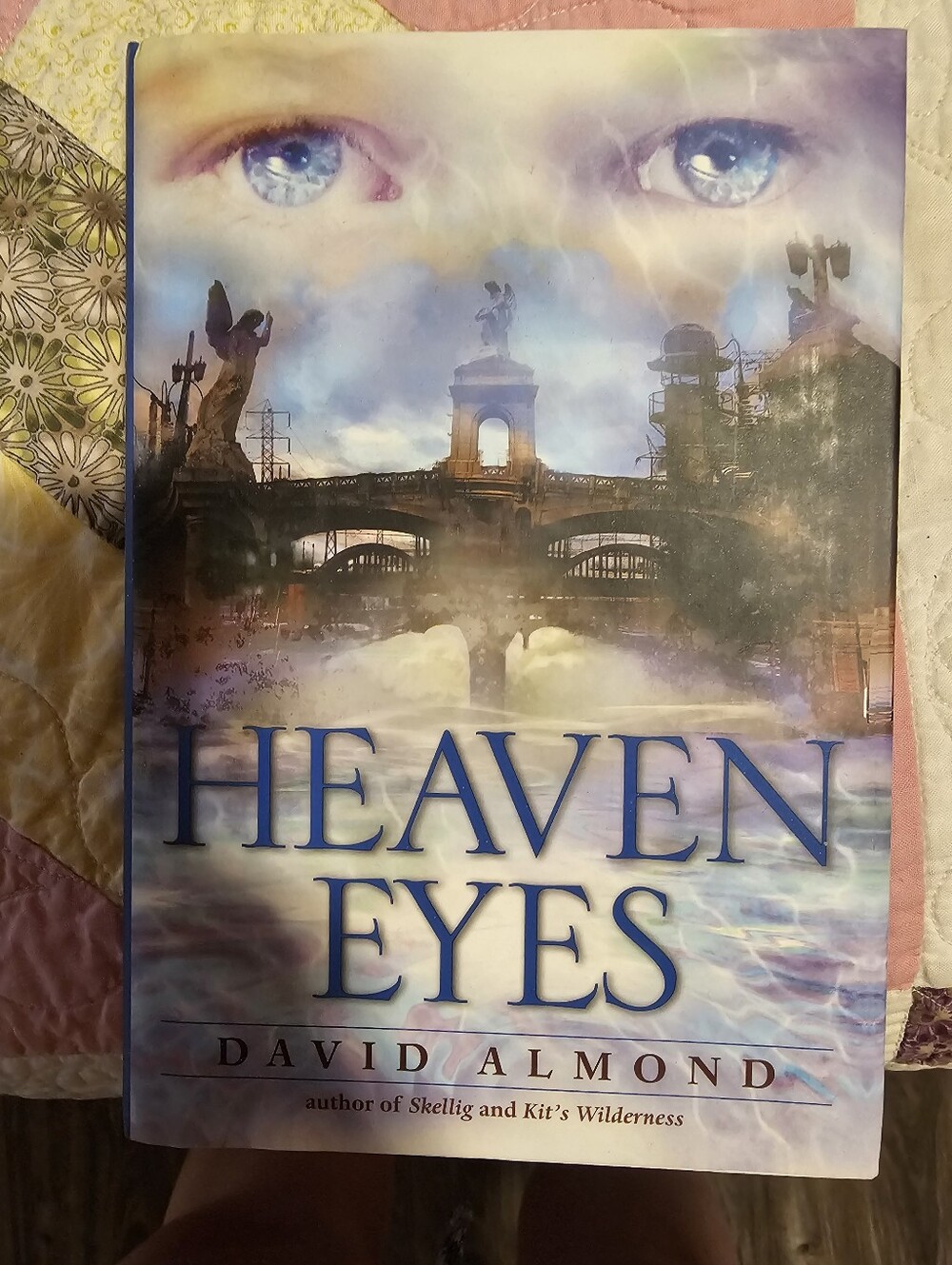 Heaven Eyes Book Cover Art - Blue